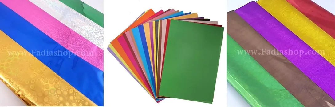 کاغذ رنگی, کاغذ, کاغذ لیزری, کاغذ کادو, مقوا رنگی